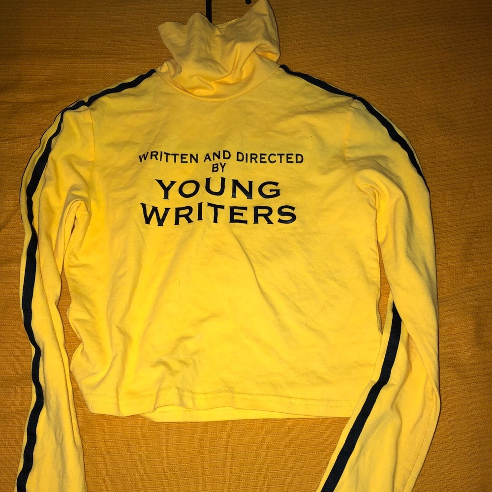 Yellow Long Sleeve Turtle Neck